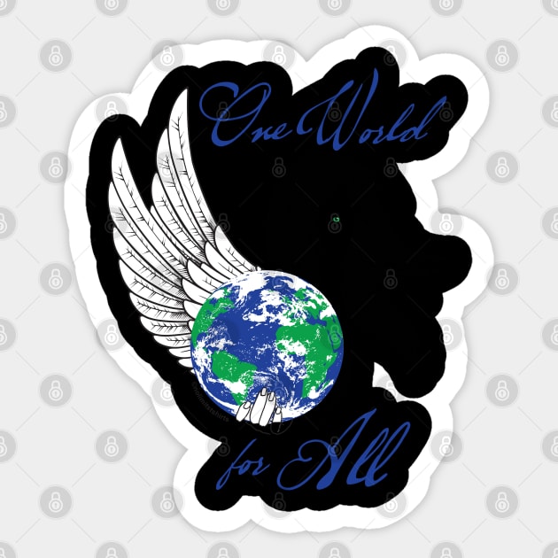 One World Sticker by creative
